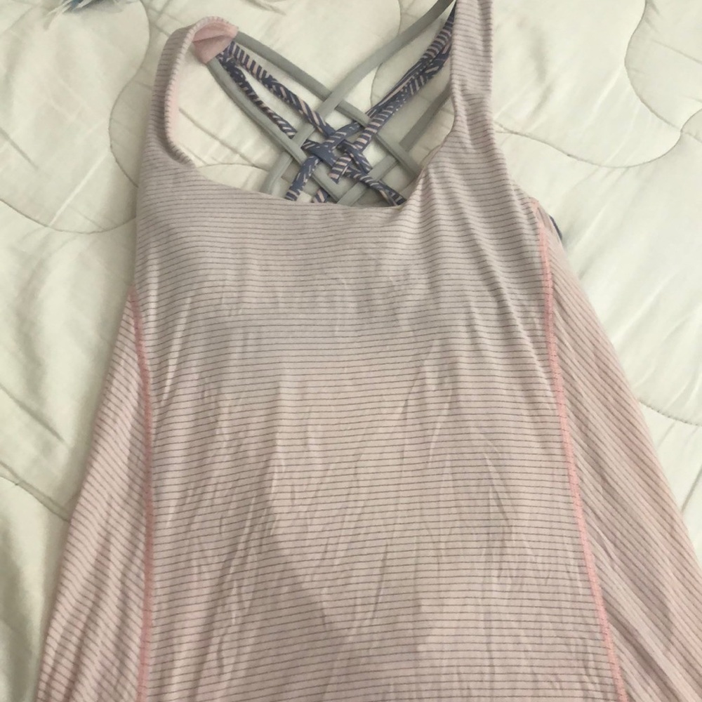 LuluLemon sports bra with tee